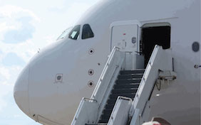 Airplane steps