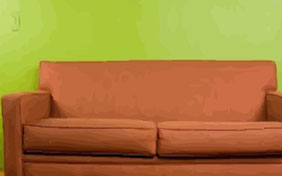 Couch inside living room