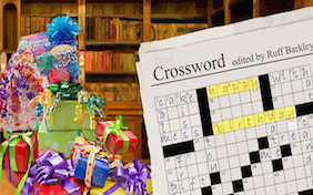 Birthday Crossword background
