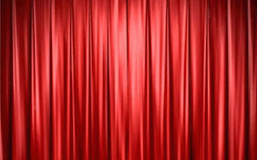 Red Curtain  background