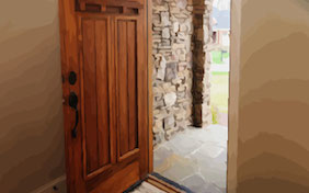 Doorway house front door