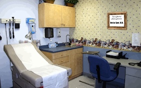 Doctors office hospital sick get well