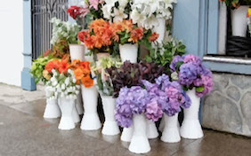 Flower shop bouquet