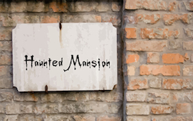 Haunted house mansion halloween