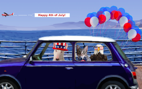 Build your own July 4th ecard