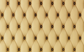 Cream leather booth