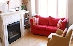 Living room couch armchair inside