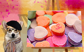 Build your own love ecard