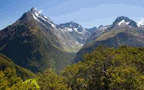 Mountains outside nature