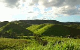 Mountains outside nature