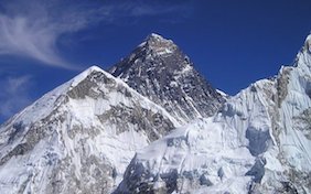 Nepal mountain snow outside nature