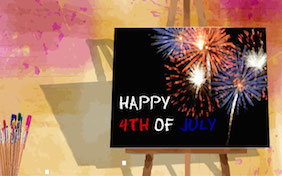 July 4th fourth painting independence day