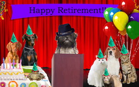 Build your own happy retirement ecard