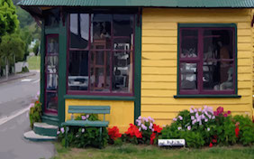 Storefront outside store