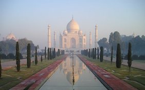Taj Mahal famous monument