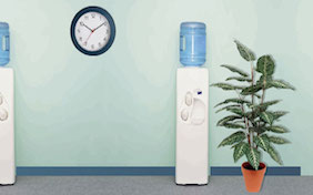 Water cooler office inside
