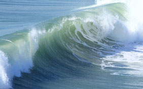 Wave surf ocean water