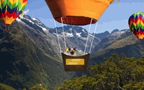 Birthday Balloons cat ecard