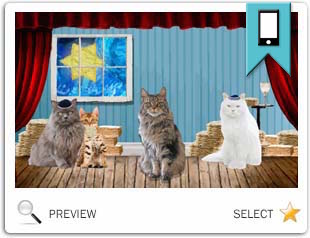 Matzo Love Passover cat ecard