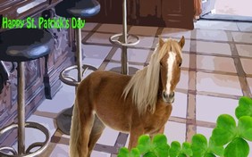 St. Patrick's Day Cheers pet ecard