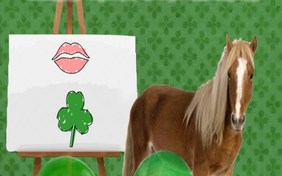 Kiss Me I'm Irish St. Patrick's Day pet ecard