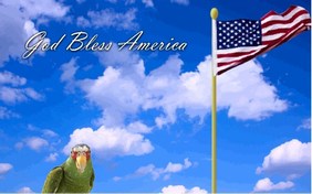 God Bless America pet ecard