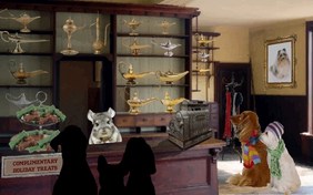 Magic Lamp Holiday pet ecard