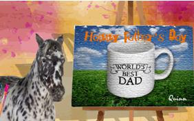 Father's Day Art pet ecard