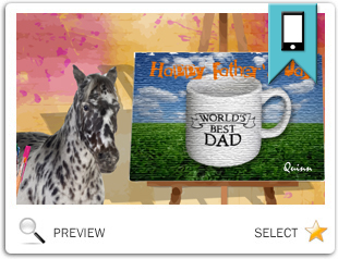 Father's Day Art pet ecard