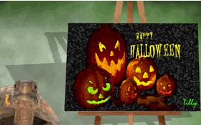 Halloween Art pet ecard