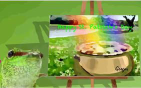 St. Patrick's Day Art pet ecard