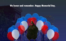 Memorial Day Parade pet ecard
