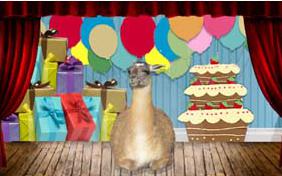 It's Just Me Happy Birthday pet ecard