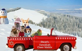 Hanukkah Truckload pet ecard