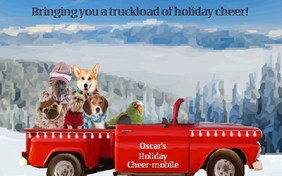 Holiday Truckload pet ecard