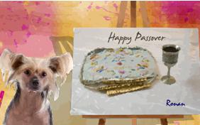 Passover dog ecard