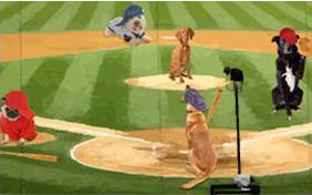 Father's Day Wishes ecard with dogs