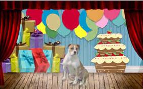 It's Just Me Happy Birthday dog ecard