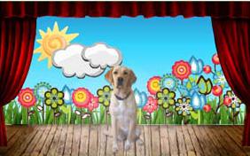It's Just Me Thinking of You ecard with dogs