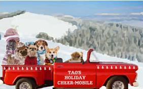 Holiday Truckload dog ecard