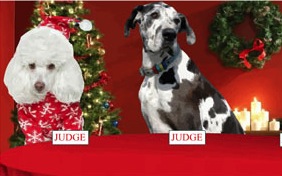 Christmas Fun ecard with dogs
