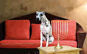 Hanukkah Dos and Don'ts ecard with dogs